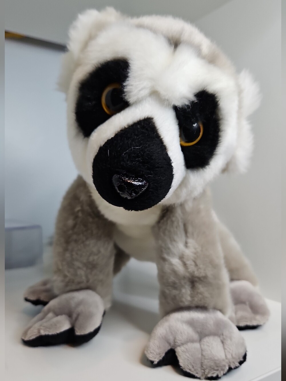 Plush Lemur Stuffed Animal Toy - Gray and White Adventure Planet